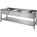 AfG Berlin Vl2167l Spültisch 1600 X 700 X 850