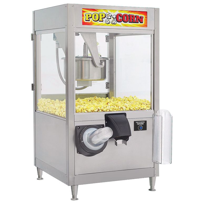 Neumärker Popcornmaschine Self-Service Pop XL | 16 Oz | Selbstbedienung | Popcorn auf Knopfdruck