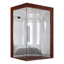 Mazur MUE-200ST-W2 Dampfsauna rechts 135 x 118 x 210 cm 5 kW