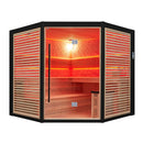 Mazur MUE-1403 Trockensauna mit 6-kW-Heizung 220 x 220 x 210 cm