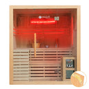 Mazur MO-EA4S Trockensauna mit HARVIA 6 kW Ofen, Salzstein und Wandisolierung 180 x 160 x 200 cm