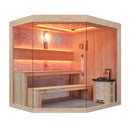 Mazur MUE-1251 Trockensauna mit HARVIA 6kW Heizgerät 220x180x210cm