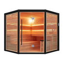 Mazur MUE-1403 Trockensauna mit 6-kW-Heizung 220 x 220 x 210 cm