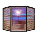 Mazur MUE-1403 Trockensauna mit 6-kW-Heizung 220 x 220 x 210 cm