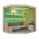 Mazur MUE-1251 Trockensauna mit HARVIA 6kW Heizgerät 220x180x210cm