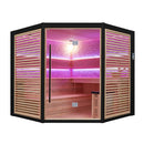 Mazur MUE-1403 Trockensauna mit 6-kW-Heizung 220 x 220 x 210 cm