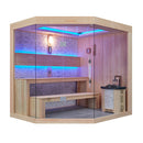 Mazur MUE-1251 Trockensauna mit HARVIA 6kW Heizgerät 220x180x210cm