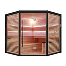 Mazur MUE-1403 Trockensauna mit 6-kW-Heizung 200 x 200 x 210 cm