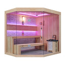 Mazur MUE-1251 Trockensauna mit HARVIA 6kW Heizgerät 220x180x210cm
