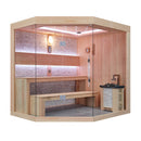 Mazur MUE-1251 Trockensauna mit HARVIA 6kW Heizgerät 220x180x210cm