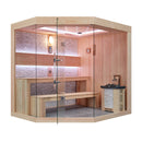 Mazur MUE-1251 Trockensauna mit HARVIA 6kW Heizgerät 220x180x210cm