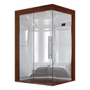 Mazur MUE-202ST-W Dampfsauna links 150x135x217cm 5 kW