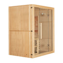 Mazur MO-EA3S Trockensauna mit HARVIA 3,5 kW Heizgerät, Salzstein und Wandisolierung 150 x 120 x 190 cm