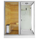Mazur MO-1752W LEWA TRIO, Trockensauna, Dampfsauna und Duschkabine 180 x 110 x 223 cm