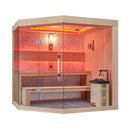 Mazur MUE-1251 Trockensauna mit HARVIA 6kW Heizgerät 220x180x210cm