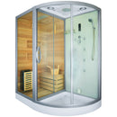Mazur MO-1751W LEWA TRIO, Trockensauna, Dampfsauna und Duschkabine 180 x 110 x 223 cm