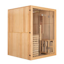 Mazur MO-EA3S XL Trockensauna mit HARVIA 4,5 kW Ofen, Salzstein und Wandisolierung 150 x 150 x 200 cm