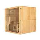 Mazur MO-EA4S XL Trockensauna mit HARVIA 8 kW Ofen, Salzstein und Wandisolierung 200 x 180 x 200 cm