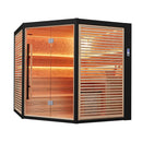 Mazur MUE-1403 Trockensauna mit 6-kW-Heizung 220 x 220 x 210 cm