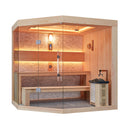 Mazur MUE-1251 Trockensauna mit HARVIA 6kW Heizgerät 220x180x210cm