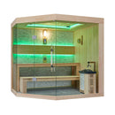 Mazur MUE-1251 Trockensauna mit HARVIA 6kW Heizgerät 220x180x210cm