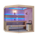 Mazur MUE-1251 Trockensauna mit HARVIA 6kW Heizgerät 220x180x210cm
