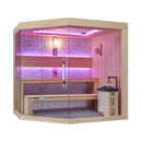 Mazur MUE-1251 Trockensauna mit HARVIA 6kW Heizgerät 220x180x210cm