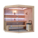 Mazur MUE-1251 Trockensauna mit HARVIA 6kW Heizgerät 220x180x210cm