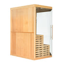 Mazur MO-EA3CS Trockensauna mit HARVIA 6 kW Heizgerät, Salzstein und Wandisolierung 150 x 150 x 200 cm