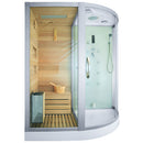 Mazur MO-1751W LEWA TRIO, Trockensauna, Dampfsauna und Duschkabine 180 x 110 x 223 cm