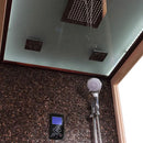 Mazur MUE-1389 Trockensauna mit HARVIA 3 kW Ofen + Duschkabine mit Hydromassage- und Saunafunktion 220 x 120 x 210 cm