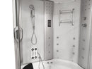 Mazur MO-08150S WEISSE SPA-Badezimmerkabine mit Hydromassage- und Dampfsaunafunktion 150 x 150 x 220 cm