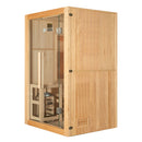 Mazur MO-EA2S Trockensauna mit HARVIA 3,5 kW Heizgerät, Salzstein und Wandisolierung 120 x 105 x 190 cm