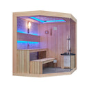 Mazur MUE-1251 Trockensauna mit HARVIA 6kW Heizgerät 220x180x210cm