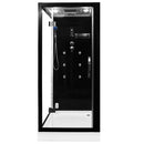 Mazur MO-1752B RECHTES TRIO, Trockensauna, Dampfsauna und Duschkabine 180 x 110 x 223 cm