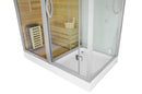 Mazur MO-1752W LEWA TRIO, Trockensauna, Dampfsauna und Duschkabine 180 x 110 x 223 cm