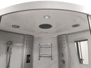 Mazur MO-08150S WEISSE SPA-Badezimmerkabine mit Hydromassage- und Dampfsaunafunktion 150 x 150 x 220 cm