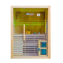 Mazur MO-EA3S XL Trockensauna mit HARVIA 4,5 kW Ofen, Salzstein und Wandisolierung 150 x 150 x 200 cm