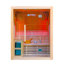 Mazur MO-EA3S Trockensauna mit HARVIA 3,5 kW Heizgerät, Salzstein und Wandisolierung 150 x 120 x 190 cm