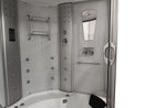 Mazur MO-08150S WEISSE SPA-Badezimmerkabine mit Hydromassage- und Dampfsaunafunktion 150 x 150 x 220 cm