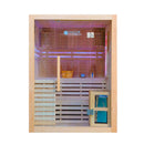 Mazur MO-EA3S XL Trockensauna mit HARVIA 4,5 kW Ofen, Salzstein und Wandisolierung 150 x 150 x 200 cm