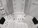 Mazur MO-08150S WEISSE SPA-Badezimmerkabine mit Hydromassage- und Dampfsaunafunktion 150 x 150 x 220 cm