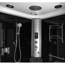Mazur MO-08135S Kabinen-SPA-Badezimmerbadewanne mit Hydromassage- und Dampfsaunafunktion 135 x 135 x 220 cm