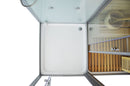 Mazur MO-1752W RECHTES TRIO, Trockensauna, Dampfsauna und Duschkabine 180 x 110 x 223 cm