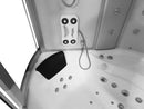 Mazur MO-08150S WEISSE SPA-Badezimmerkabine mit Hydromassage- und Dampfsaunafunktion 150 x 150 x 220 cm