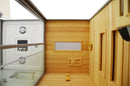 Mazur MO-1752W RECHTES TRIO, Trockensauna, Dampfsauna und Duschkabine 180 x 110 x 223 cm