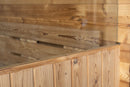 Mazur MO-2118 Gartensauna, quadratisch, 210 x 180 x 210 cm
