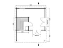 Butenas Gartensauna CUBE