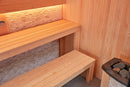 Mazur MUE-1251 Trockensauna mit HARVIA 6kW Heizgerät 220x180x210cm