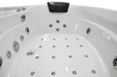 Mazur MO-08150S Schwarze Spa-Badezimmerkabine mit Hydromassage- und Dampfsaunafunktion, 150 x 150 x 220 cm